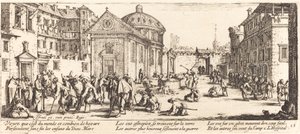 病院 作： Jacques Callot