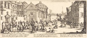 1633年頃の「ザ・ホスピタル 作： Jacques Callot