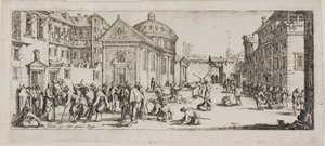 戦争の悲惨さ』より15枚目「病院 作： Jacques Callot