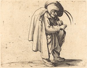 ハーディガーディプレーヤー 作： Jacques Callot