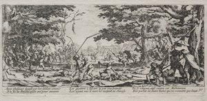 大戦争の大惨事：農民の復讐、1633年。 作： Jacques Callot
