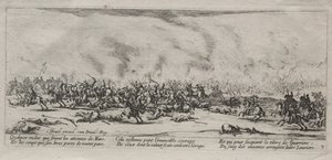 大戦争の大惨事：戦い、1633年。 作： Jacques Callot