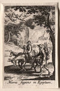 聖母の生涯：エジプトへの逃避 作： Jacques Callot