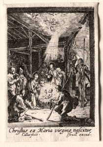 聖母の生涯：降誕 作： Jacques Callot