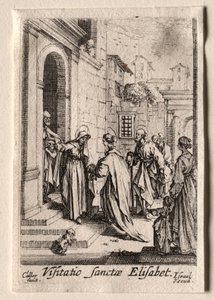 聖母の生涯：訪問 作： Jacques Callot