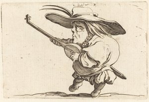 リュート奏者 作： Jacques Callot