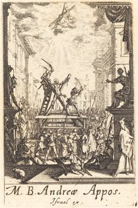 聖アンドリューの殉教 作： Jacques Callot