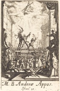 聖アンドリューの殉教 作： Jacques Callot