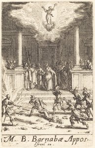 聖バルナバの殉教、c。 16341635。 作： Jacques Callot