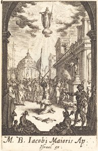 セント・ジェームズ・メジャーの殉教、c。 16341635。 作： Jacques Callot