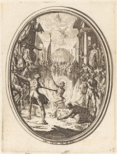 セントローレンスの殉教 作： Jacques Callot