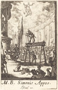 聖シモンの殉教 作： Jacques Callot