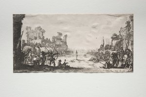 聖セバスチャンの殉教。 作： Jacques Callot