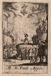 使徒の殉教：セントポール。 作： Jacques Callot