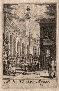 使徒たちの殉教：聖タデウス 作： Jacques Callot