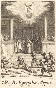 聖バルナバの殉教 作： Jacques Callot