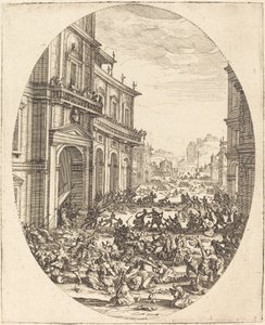 イノセントの虐殺、c。 1622年。 作： Jacques Callot