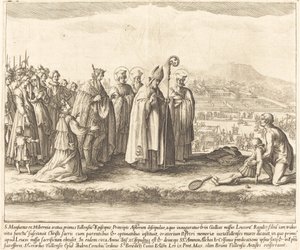 聖マンスイの奇跡 作： Jacques Callot