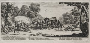 戦争の不幸：ハイウェイ強盗、1633年。
