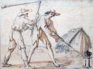 口の労働、c1592-1635 作： Jacques Callot