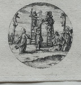 情熱の謎：磔刑 作： Jacques Callot