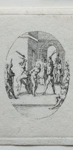 情熱の謎：むち打ち 作： Jacques Callot