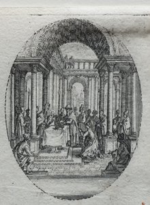 受難の神秘：神殿での奉納 作： Jacques Callot