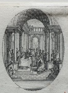 情熱の謎：神殿でのプレゼンテーション。 作： Jacques Callot
