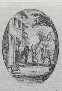 情熱の謎：訪問。 作： Jacques Callot