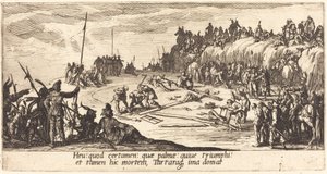 十字架への釘付け 作： Jacques Callot
