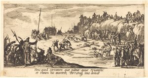 十字架への釘付け 作： Jacques Callot