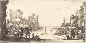 矢による試練 (聖セバスチャン) 作： Jacques Callot
