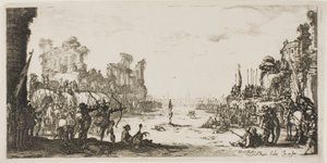 矢による試練（セイント・セバスチャン） 作： Jacques Callot