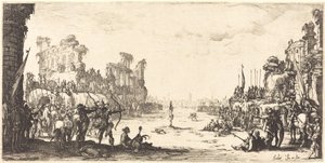 矢の修練 聖セバスチャン 16321633年頃 作： Jacques Callot