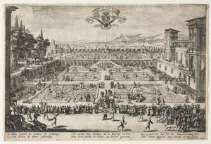 ナンシーの宮殿庭園 作： Jacques Callot