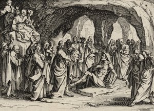 ラザロの復活、1635 作： Jacques Callot