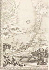 ブレダ包囲戦 [プレート 4/6]、16271628。 作： Jacques Callot