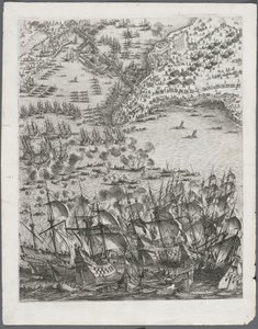 ラ・ロシェル包囲戦: プレート 11 作： Jacques Callot