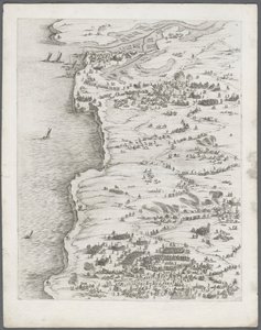 ラロシェルの包囲戦：プレート5、1628〜1630。 作： Jacques Callot
