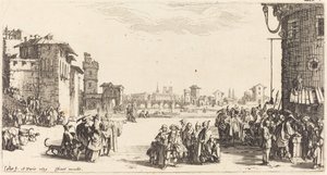 奴隷市場 作： Jacques Callot