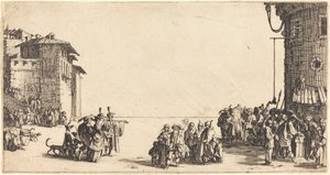 奴隷市場 作： Jacques Callot