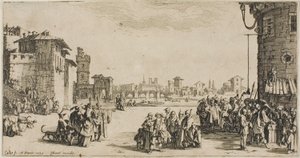奴隷市場 作： Jacques Callot