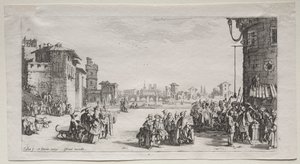奴隷市場 作： Jacques Callot