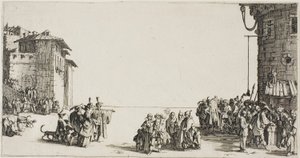 奴隷市場 作： Jacques Callot