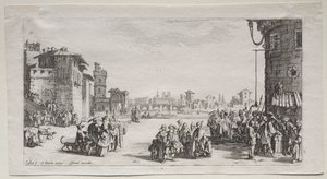 奴隷市場、1629年。