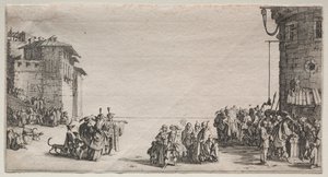 奴隷市場、1629年。 作： Jacques Callot
