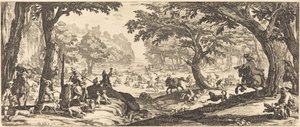 スタッグハント 作： Jacques Callot