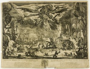 聖アントニウスの誘惑 作： Jacques Callot