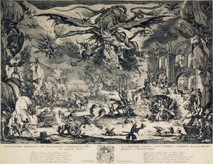 聖アンソニーの誘惑』1635年。   作： Jacques Callot