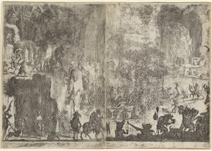 聖アントニウスの誘惑[初版]、c。 1617年。